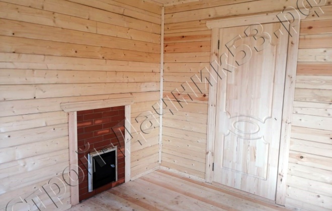 4 Брусовая баня Б-35 6×8, 42 м², Московская область, Рузский райн, Деревня Подолы (7)